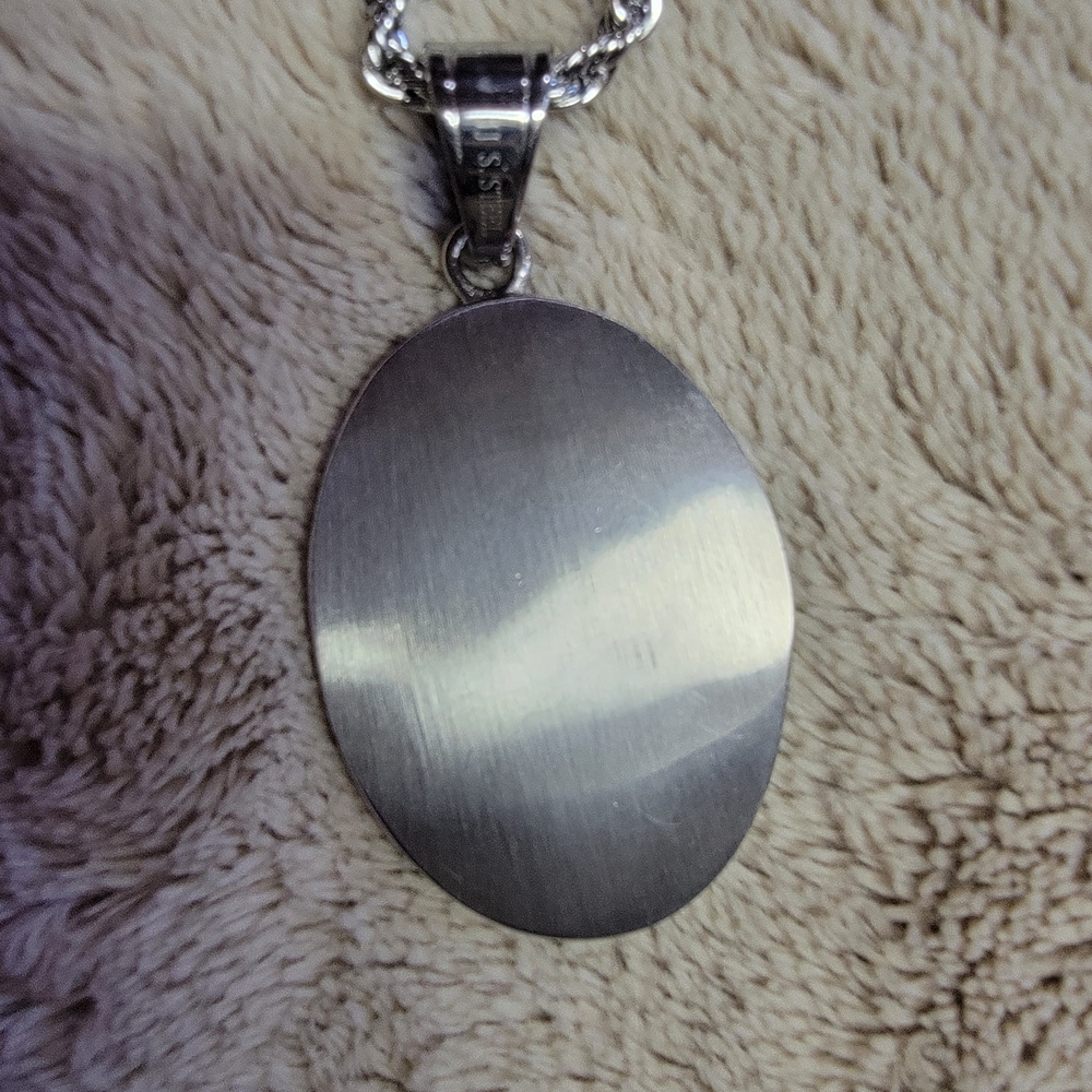 Silver Rope Chain Necklace - Picture 3 of 4